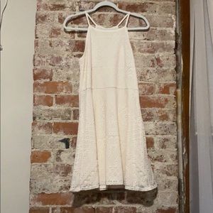 White Fit and Flare dress